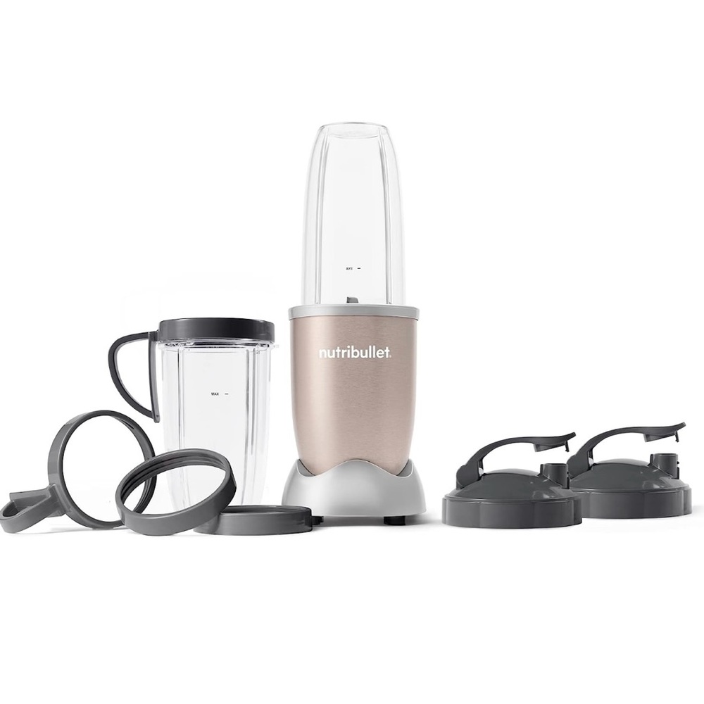 nutribullet Pro 900 Personal Blender 13-Piece High Speed Blender Mixer Champagne